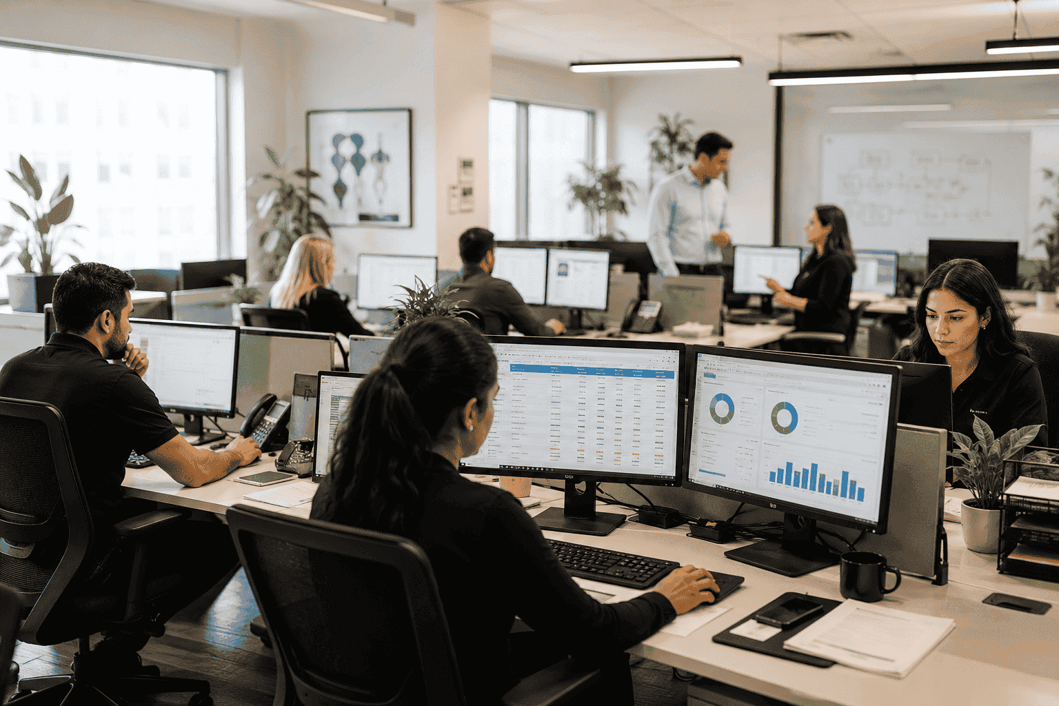 TrueClaim RCM billing operations team at work